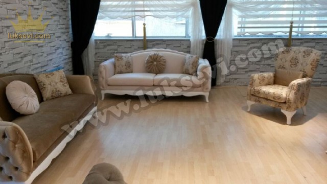 Dış Kapitoneli Lükens Bazalı Avangart Koltuk Takımı