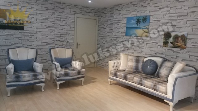 Avangart Üçlü Kanepe Ve İki Berjer