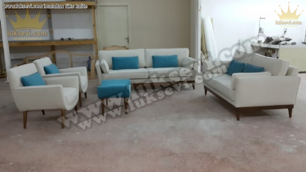 İnce Kollu Modern Lüks Lady Koltuk Takımı Lüksevi