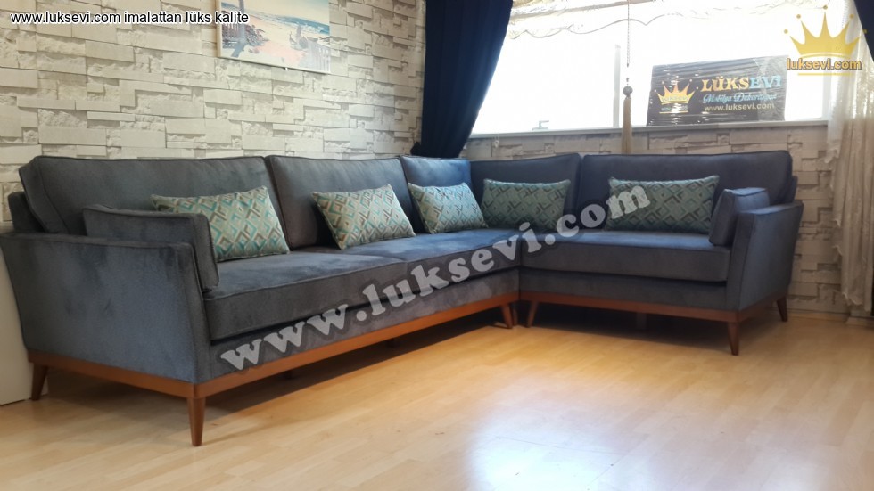 İnce Kollu Modern Lüks Lady Koltuk Takımı Lüksevi