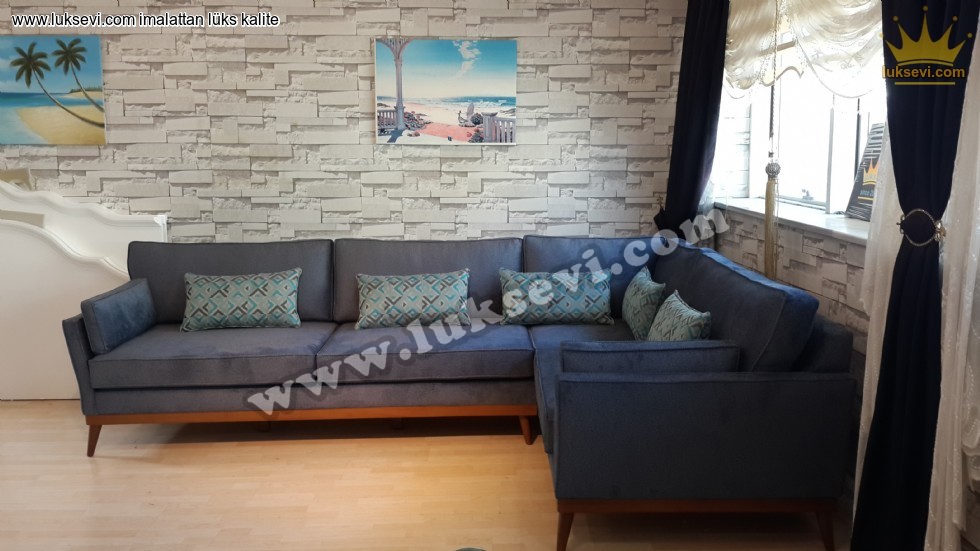 İnce Kollu Modern Lüks Lady Koltuk Takımı Lüksevi