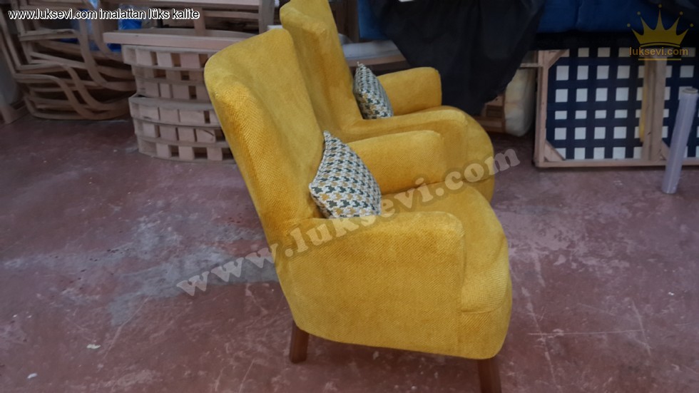 Limon Berjer Modeli Lüks Tekli Koltuk Modelleri Lüksevi