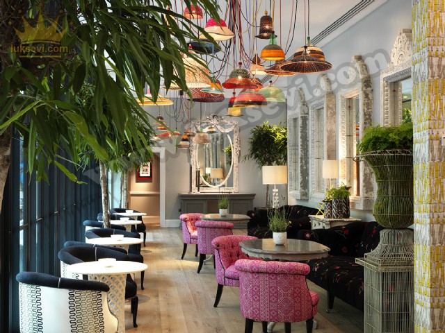 Otel Restoran Dekoratif Koltuklar