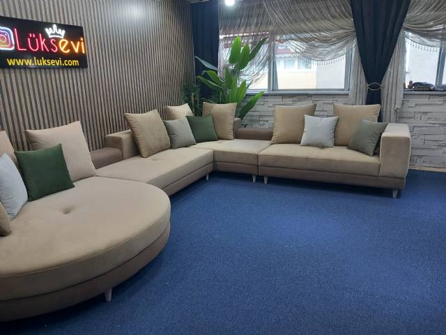 Resim No:21803 - Salon Köşe Koltuk Takımı Büyük Ölçü Sevenlere
