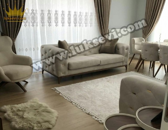 Tarz Kapitoneli Koltuk Takımı