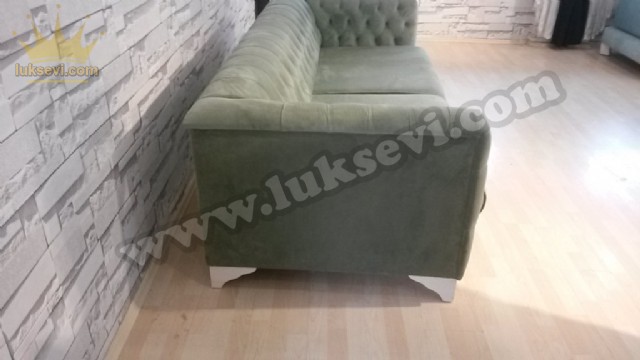 Yeşil Üçlü Kanepe