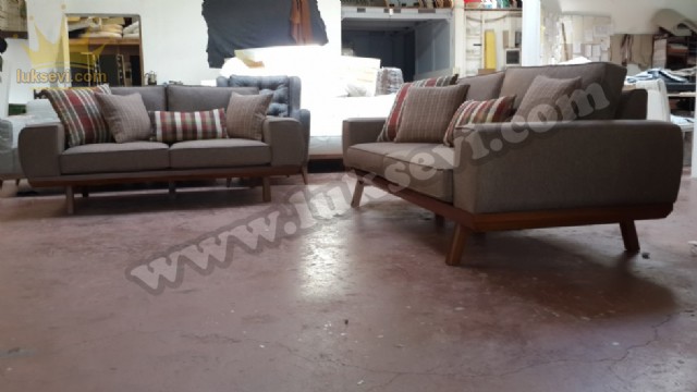 Çikolata Rengi Koltuk Takımı Modern Lüks Koltuk Takımları