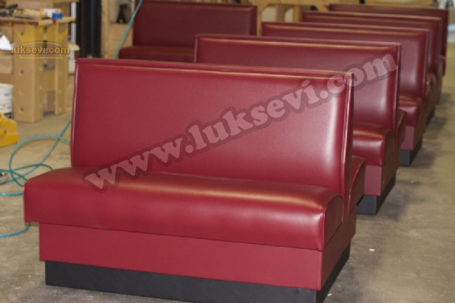 Deri Sedir Koltuklar Cafe Restoran