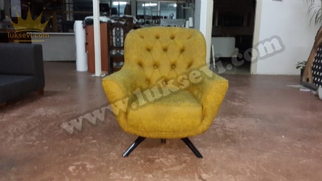 Extra Rahat Sarı Renkli Berjer Kotluk