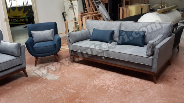 Gri Koltuk Takımları Özel Üretim