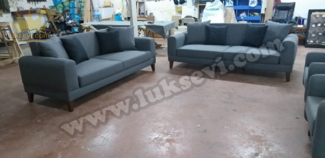 Gri Renk Koltuk Takımı Modern Tasarım