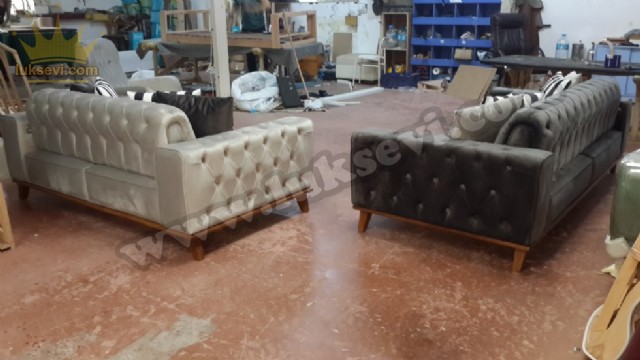 Kapitoneli Lüks Koltuk Takımları