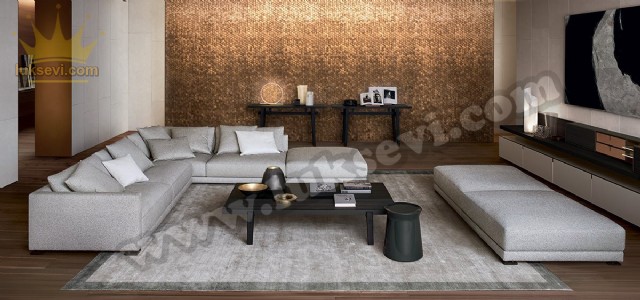 Konforlu Modern Lüx Köşe Koltuk Modeli Özel Ölçü Üretim