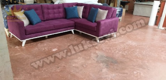 L Köşe Koltuk Modern Küçük Ölçü