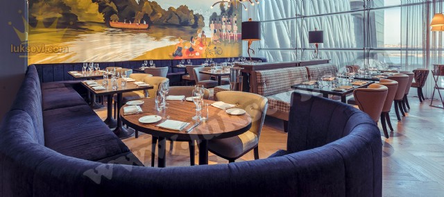 Lüks Modern Restoran Masa Sandalye Sedir Koltuk Tasarımı