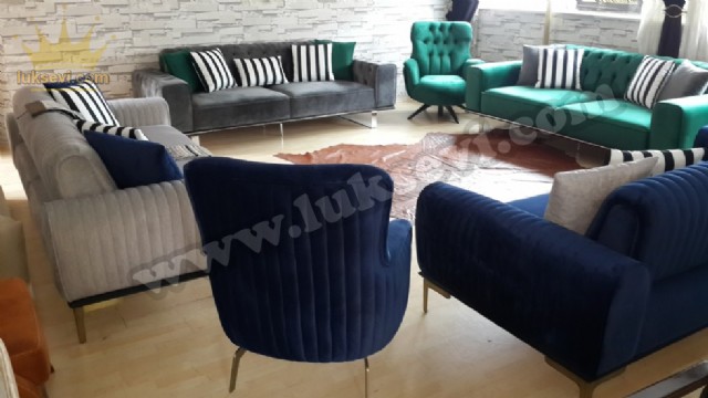 Lüksevi Modern Yataklı Özel Üretim Koltuk Takımları