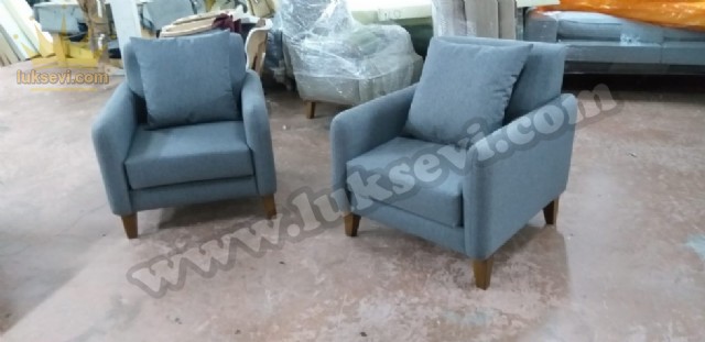 Modern Gri Tekli Koltuk Modeli