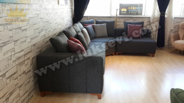 Modern Köşe Koltuk Takımı Lüksevi Koltuk
