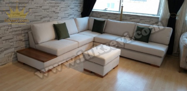 Modern Köşe Koltuk Takımı Sehpalı