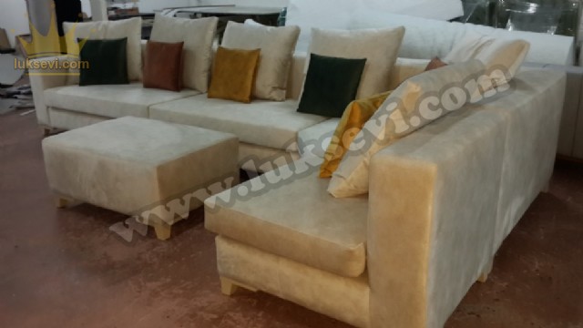 Özel Ölçü Üretim Köşe Koltuk Takımı Modern Lüks