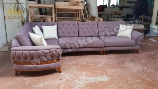 Özel Ölçü Üretim Luxury Modern Avangart Köşe Koltuk Takımı