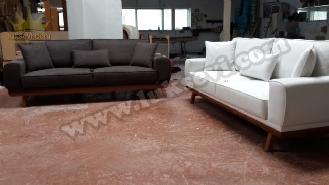 Siyah Beyaz Koltuk Takımı Modern Tasarımlar