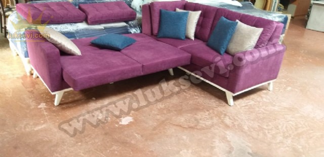 Yataklı Küçük Ölçü L Köşe Takımı