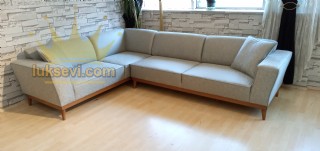 Açılı Kollu Tarz Köşe Koltuk Takımı Modern L Köşe Koltuk