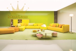 Dekoratif Fonksiyonel Köşe Takımı Modüler Modern Köşe Koltuk