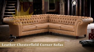 Hakiki Deri Chester Köşe Koltuk Takımı Modelleri