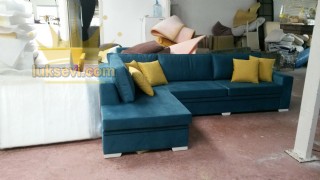 Yataklı Sandıklı Modern Köşe Takımı Özel Ölçü Üretim